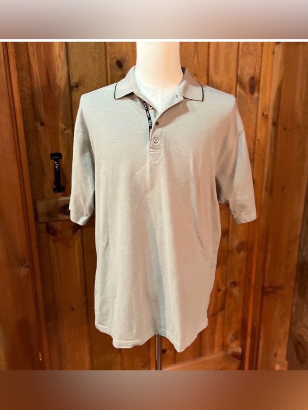 MEN POLO LARGE/Ping/McKee & Hamilton Rotary/Golf/Short Sleeve 1087